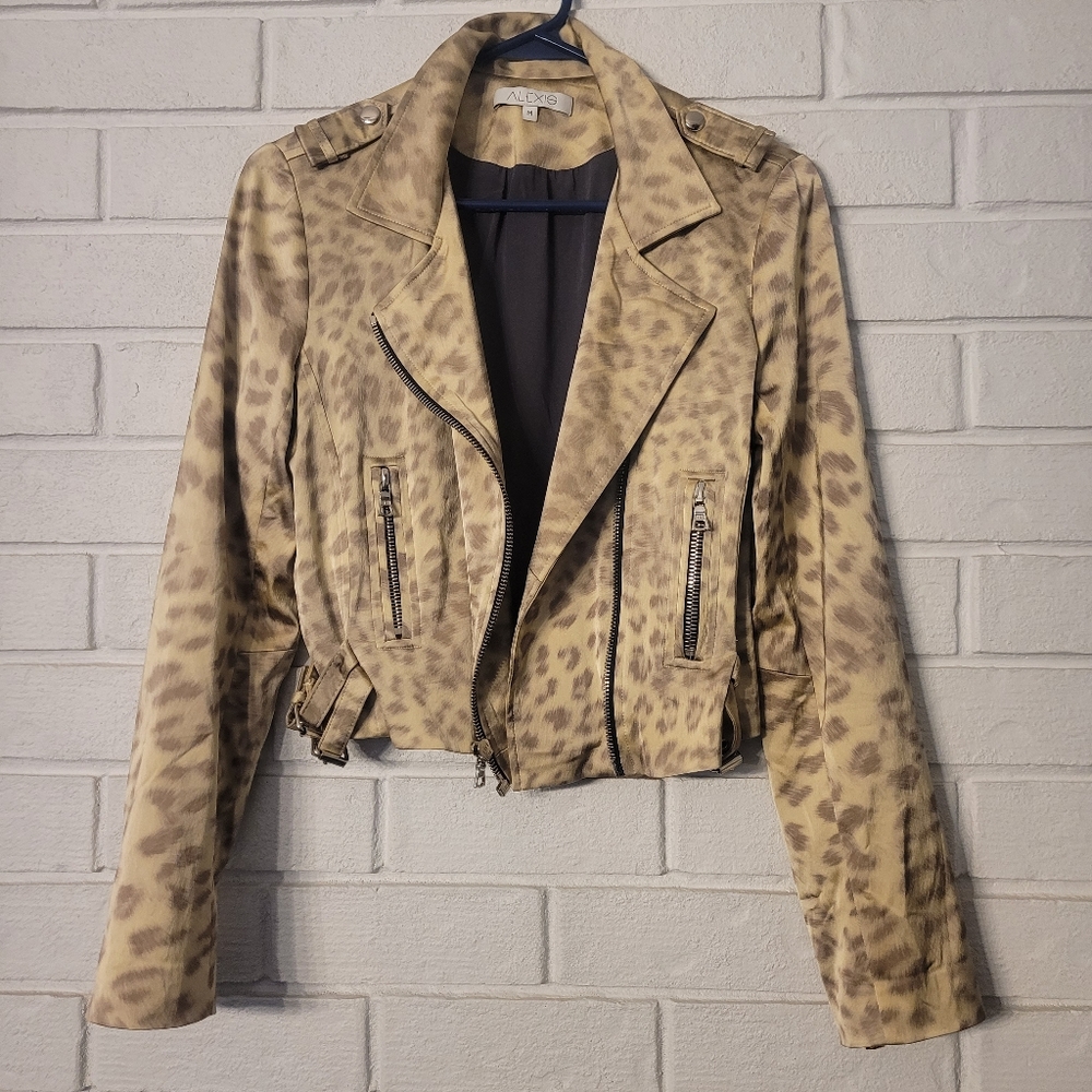 Designer Alexis Animal Print Jacket